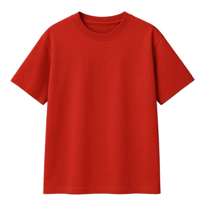 Sıfır Yaka Oversize T-shirt